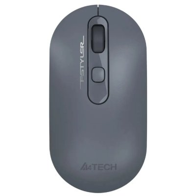 Мышь беспроводная A4Tech Fstyler FG20 пепельный/синий, 2000 dpi, радиоканал, USB, кнопки - 4