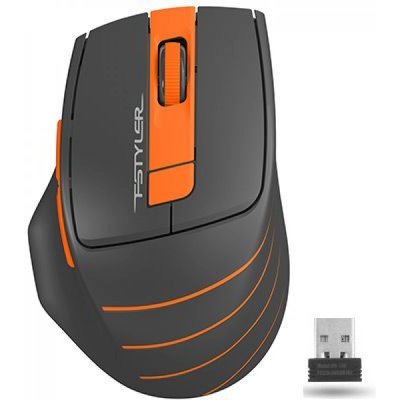 Мышь беспроводная A4Tech Fstyler FG30 серый, 2000 dpi, радиоканал, USB, кнопки - 5