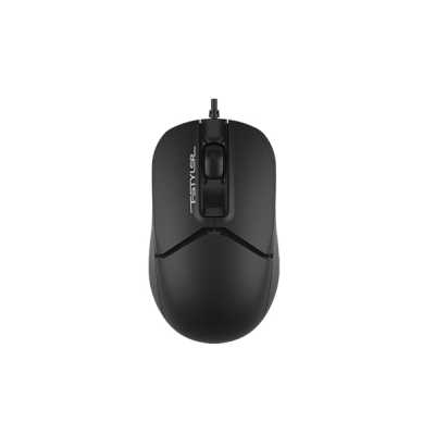 Мышь проводная A4Tech Fstyler FM12S черный, 1200 dpi, USB Type-A, кнопки - 3