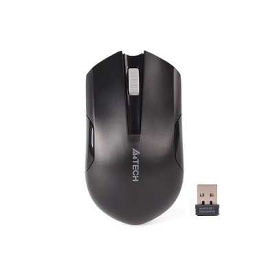 Мышь беспроводная A4Tech G3-200NS черный, 1200 dpi, радиоканал, USB, кнопки - 3