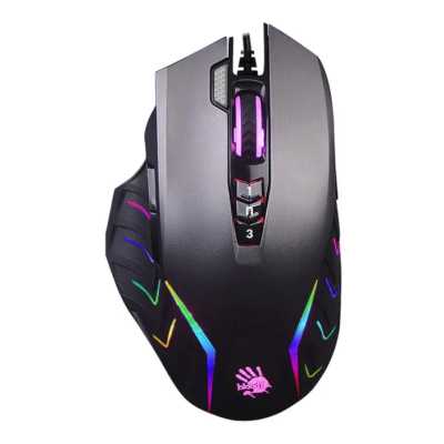Мышь проводная A4Tech Bloody J95s серый, 8000 dpi, USB, кнопки - 9