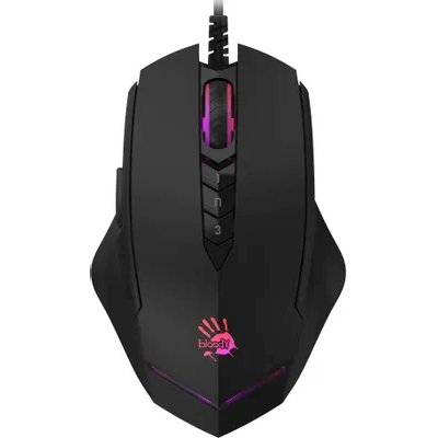 Мышь проводная A4Tech Bloody V8M Max черный, 12000 dpi, USB, кнопки - 10
