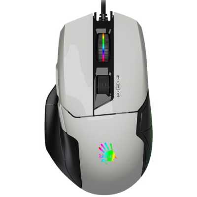 Мышь проводная A4Tech Bloody W70 Max белый, 10000 dpi, USB, кнопки - 9