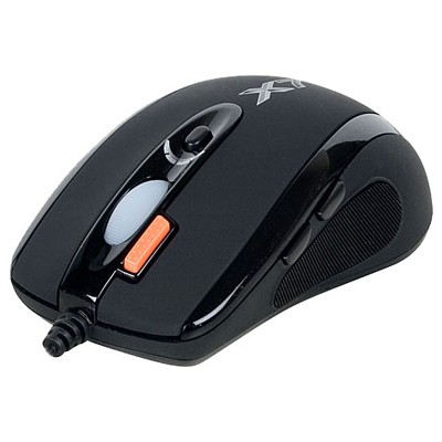 Мышь проводная A4Tech X-710BK черный, 2000 dpi, USB, кнопки - 7