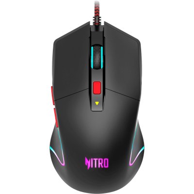 Мышь проводная Acer Nitro OMW301 черный, 7200 dpi, USB, кнопки - 6