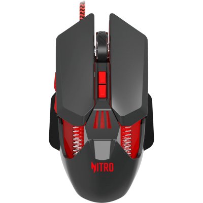 Мышь проводная Acer Nitro OMW302 черный, 7200 dpi, USB, кнопки - 7