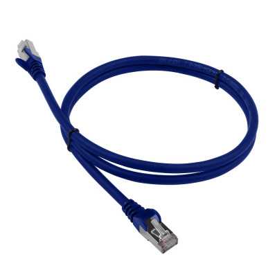 Кабель Патч-корд Lanmaster FTP LAN-PC45/S6A-5.0-BL вилка RJ-45-вилка RJ-45 кат.6А 5м синий LSZH (уп.:1шт)