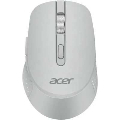 Мышь беспроводная Acer OMR310 светло-серый, 1600 dpi, радиоканал, Bluetooth, USB, кнопки - 7