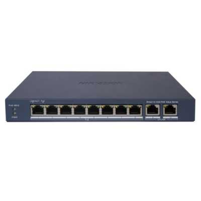 Коммутатор Hikvision DS-3E1310P-EI/M (L2) 8x100Мбит/с 2SFP 60W