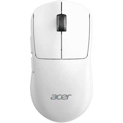 Мышь беспроводная/проводная Acer OMR401 белый, 12000 dpi, радиоканал, Bluetooth, USB, кнопки - 5