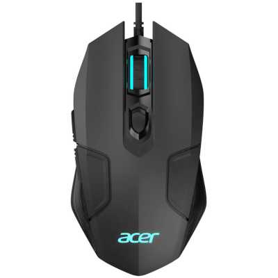 Мышь проводная Acer OMW170 черный, 3200 dpi, USB, кнопки - 6
