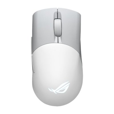 Мышь беспроводная/проводная ASUS ROG Keris Wireless AimPoint белый, 36000 dpi, радиоканал, Bluetooth, USB, кнопки - 5