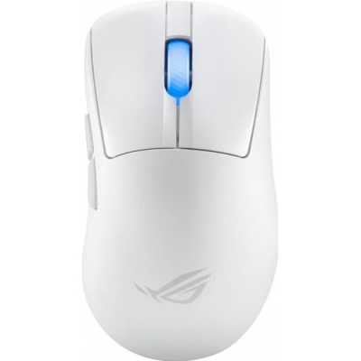 Мышь беспроводная/проводная ASUS ROG Keris II Ace белый, 42000 dpi, радиоканал, Bluetooth, USB, кнопки - 6