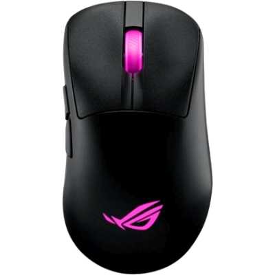 Мышь беспроводная/проводная ASUS ROG Keris II Origin чёрный, 42000 dpi, USB Type-A, радиоканал, Bluetooth, кнопки - 5