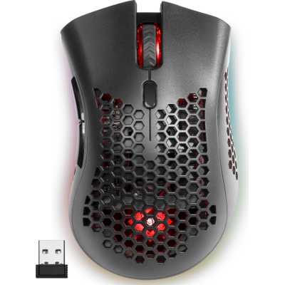 Мышь беспроводная Defender Warlock GM-709L черный, 2400 dpi, радиоканал, USB, кнопки - 8