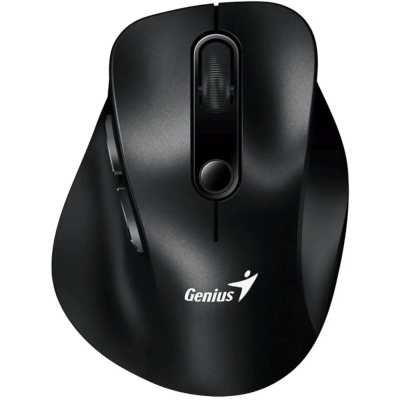 Мышь беспроводная Genius Ergo 9000S черный, 2400 dpi, радиоканал, Bluetooth, USB, кнопки - 6