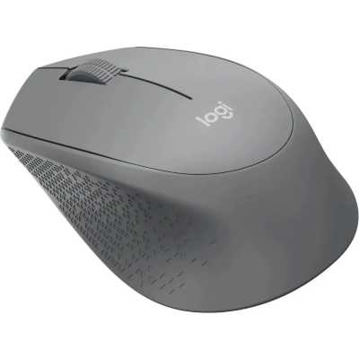 Мышь беспроводная Logitech M280 серый, 1000 dpi, радиоканал, USB, кнопки - 3