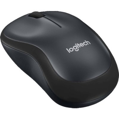 Мышь беспроводная Logitech M220 SILENT черный/серый, 1000 dpi, радиоканал, USB, кнопки - 3