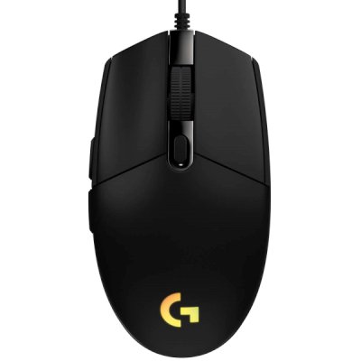 Мышь проводная Logitech G102 LIGHTSYNC черный, 8000 dpi, USB, кнопки - 6