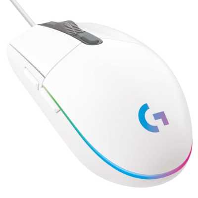 Мышь проводная Logitech G102 LIGHTSYNC белый, 8000 dpi, USB, кнопки - 6