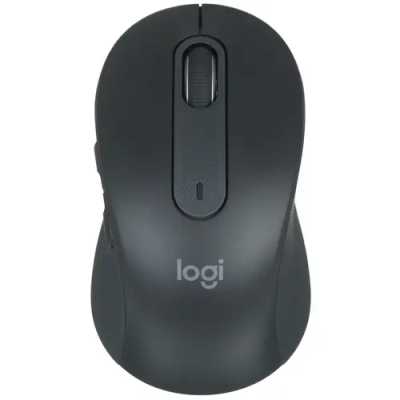 Мышь беспроводная Logitech Signature M650 графитовый, 4000 dpi, радиоканал, Bluetooth, USB, кнопки - 5