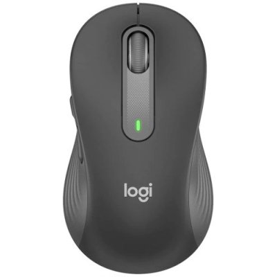 Мышь беспроводная Logitech Signature M650 графитовый, 4000 dpi, радиоканал, Bluetooth, USB, кнопки - 5