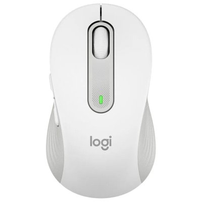 Мышь беспроводная Logitech Signature M650 белый, 4000 dpi, радиоканал, Bluetooth, USB, кнопки - 5