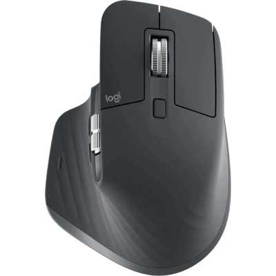 Мышь беспроводная Logitech MX Master 3s графитовый, 8000 dpi, радиоканал, Bluetooth, USB, кнопки - 7