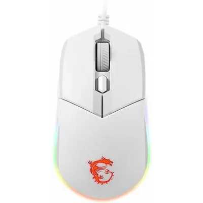 Мышь проводная MSI Clutch GM11 белый, 5000 dpi, USB, кнопки - 6