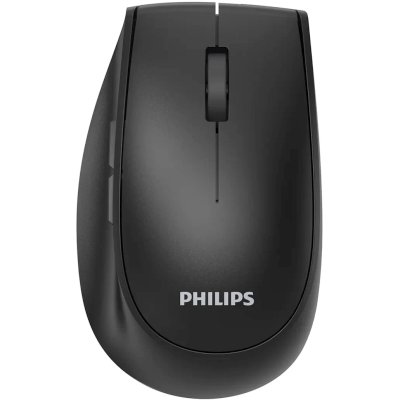 Мышь Philips беспроводная SPK7627 2,4 GHz , BT 3.0/5.0 5 кноп.1600dpi, Чёрный (SPK7627B/60)