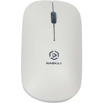 Мышь беспроводная Raskat M003WR белый, 2400 dpi, радиоканал, Bluetooth, USB, кнопки - 3
