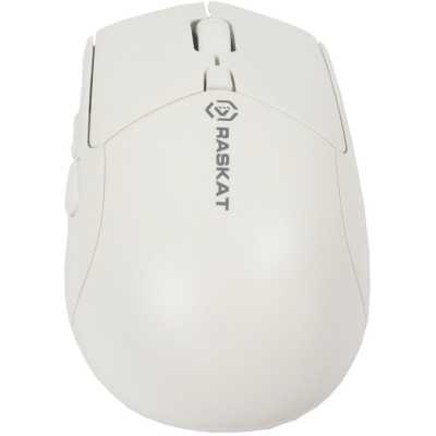 Мышь беспроводная Raskat M007WB белый, 2400 dpi, радиоканал, Bluetooth, USB, кнопки - 6