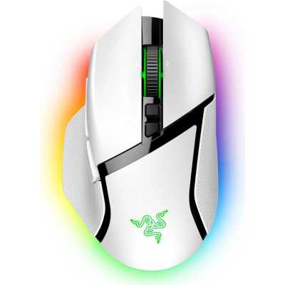 Мышь беспроводная/проводная Razer Basilisk V3 Pro 35K белый, 35000 dpi, радиоканал, Bluetooth, USB, кнопки - 11