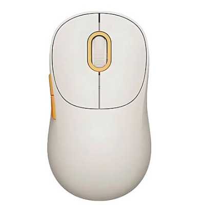 Мышь беспроводная Xiaomi Wireless Mouse 3 белый, 1200 dpi, радиоканал, Bluetooth, USB, кнопки - 5