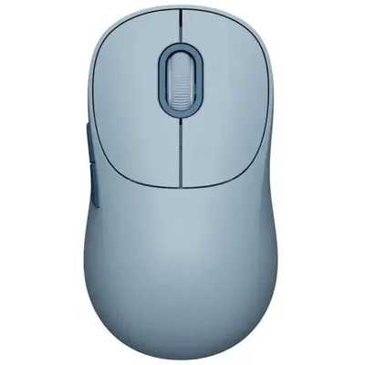 Мышь беспроводная Xiaomi Wireless Mouse 3 синий, 1200 dpi, радиоканал, Bluetooth, USB, кнопки - 5