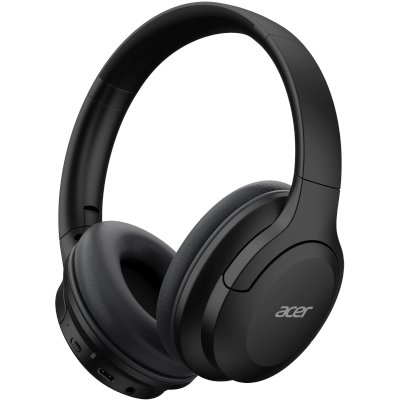 Беспроводные/проводные наушники Acer OHR304 черный, полноформатные, Bluetooth + проводной, активное шумоподавление, до 16 ч
