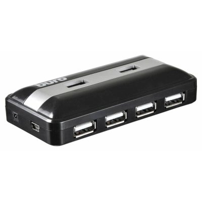 Разветвитель USB 2.0 Buro BU-HUB7-U2.0 7порт. черный