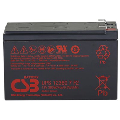 Батарея для ИБП CSB UPS123607 (12V 7.5Ah)