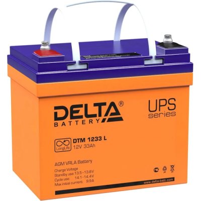 Батарея для ИБП Delta DTM 1233 L 12В 33Ач