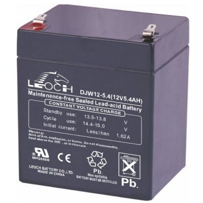 Аккумуляторная Батарея Leoch DJW12-5.4 F2 (12V 5,4Ah)