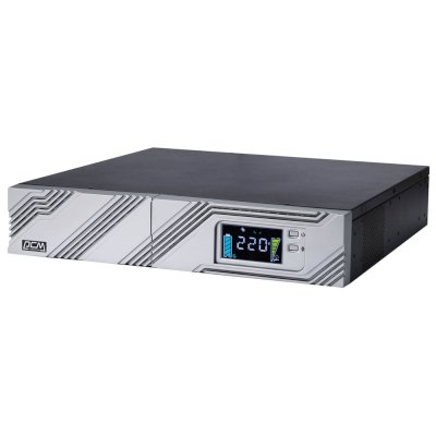 Источник бесперебойного питания Powercom Smart King RT SRT-1000A LCD 900Вт 1000ВА черный