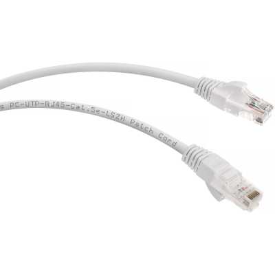 Патч-корд Cabeus PC-UTP-RJ45-CAT.6-3M-WH-LSZH U/UTP RJ-45 вил.-вилка RJ-45 кат.6 3м белый LSZH