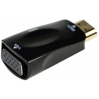 Переходник HDMI-VGA Cablexpert A-HDMI-VGA-02, 19M/15F, Jack3.5 аудиовыход