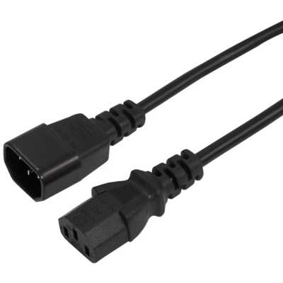 Шнур сетевой Rexant IEC 320 C13 – IEC 320 C14 3x0,75мм², 3м
