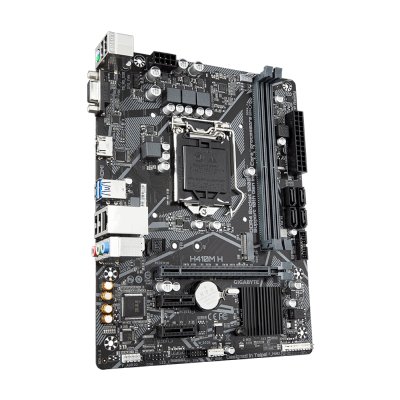 Материнская плата Gigabyte H410M H Soc-1200 Intel H410 2xDDR4 mATX AC`97 8ch(7.1) GbLAN+VGA+HDMI