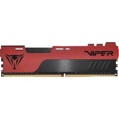 Оперативная память Patriot Viper Elite II, DDR4, 8GB (1x8 GB), 3600 MHz, CL20, DIMM, радиатор, красный/черный