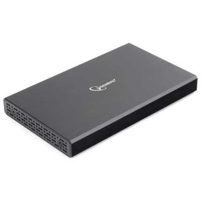 Внешний корпус 2.5" Gembird EE2-U3S-55, черный, USB 3.0, SATA, алюминий