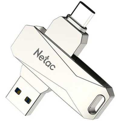 Флешка USB Netac U782C dual USB 3.0+TypeC 64Gb, retail version