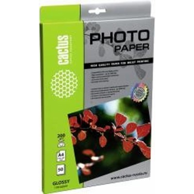 Фотобумага Cactus CS-GA420050 глянцевая А4 200 г/м2 50 листов