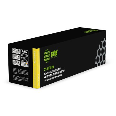Картридж лазерный Cactus CS-CE312A CE312A желтый (1000стр.) для HP LJ CP1012Pro/ CP1025